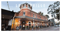 Desktop Screenshot of leedervillehotel.com